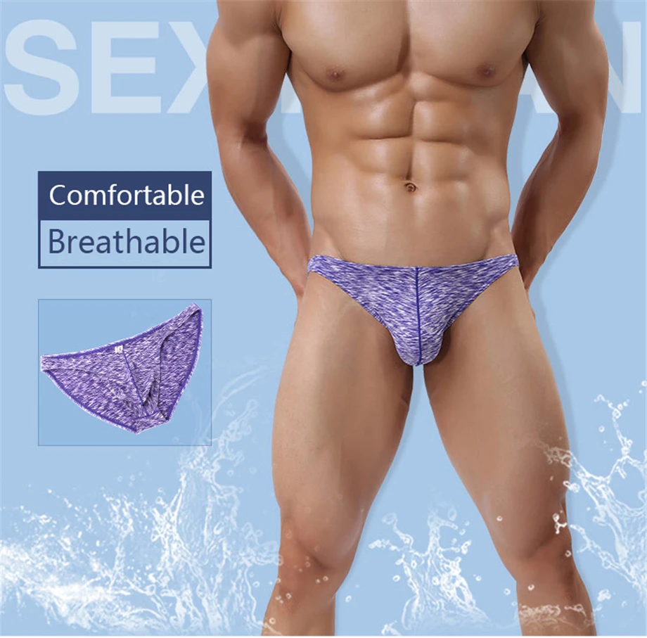 

Men's underwear U convex sexy soft and comfortable breathable men's briefs color fashion elastic high quality underwear male