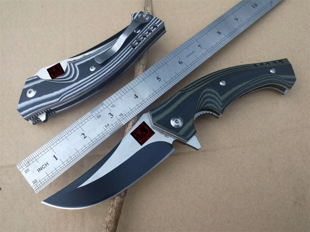 

2018 JIAHENG C36 High-quality C196 F3 Folding Blade knife D2 blade G10 handle outdoor survival hunting camping tool OEM