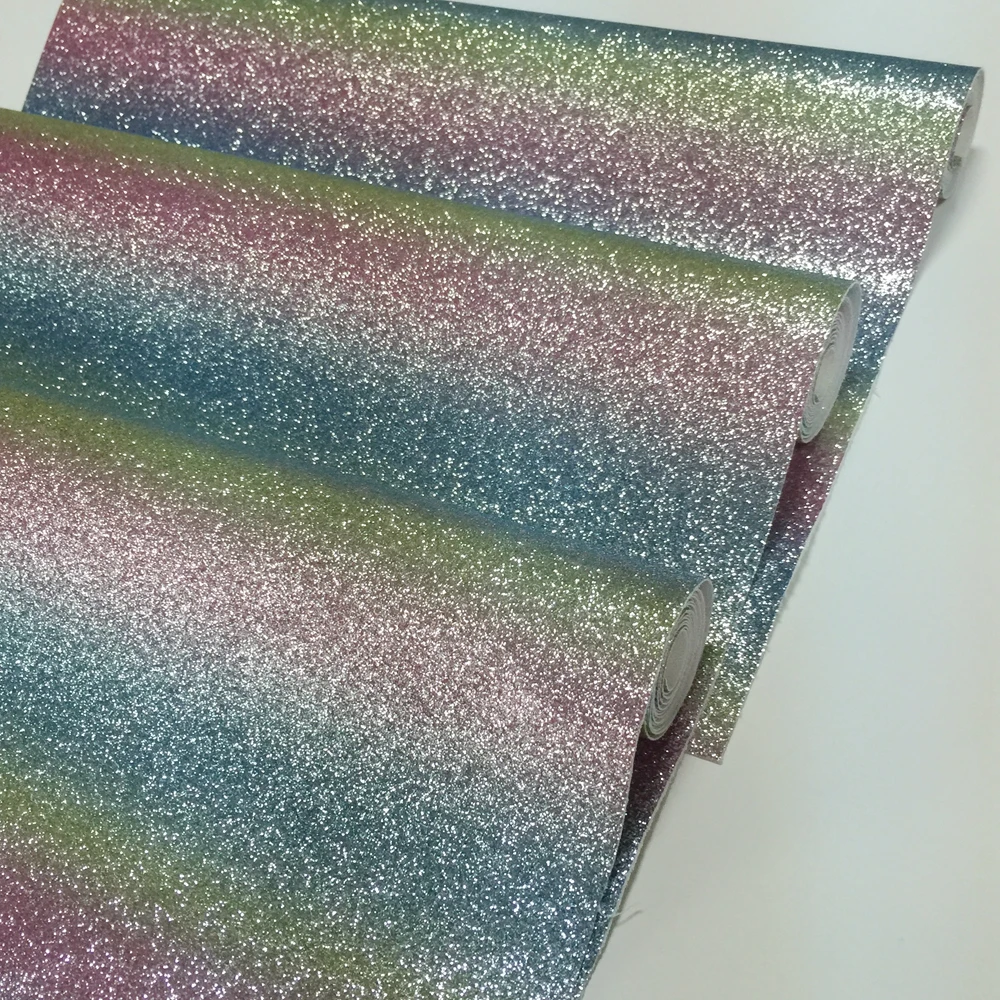30*138 см новые радужные блестящие тканевые обои сверкающие настенные бумажные рулоны для художественных поделок, подушек, гранул, блестящие обои