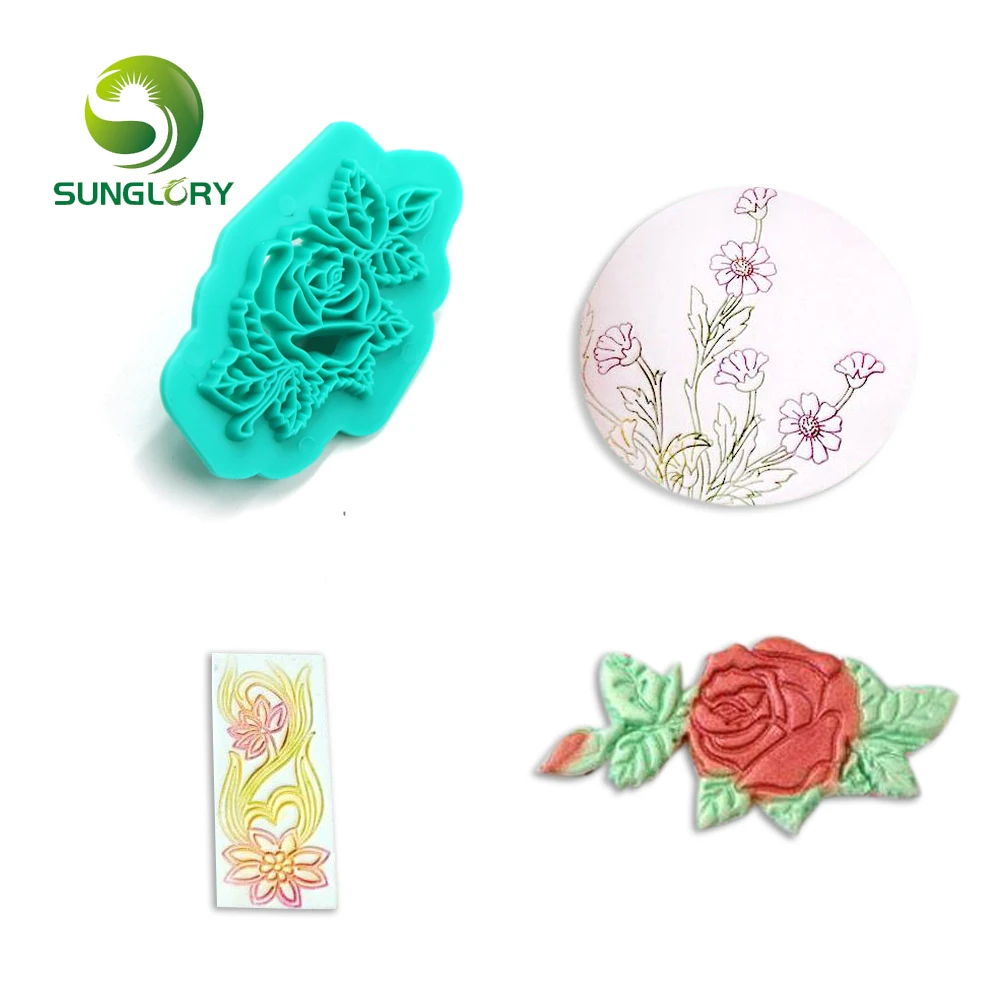 

3PCS/SET Plastic Flowers Cookie Cutter Baking Decoration Fondant Cutter Sugarcraft Biscuit Mould Cake Decorating Tools Gumpaste