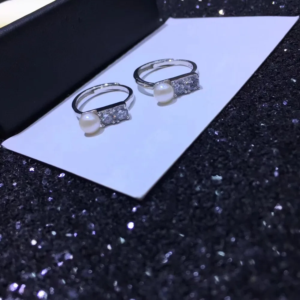

Hot Wedding Party Adjustable Ring Settings Findings Mountings Parts for Oyster Edison Pearls Corals Jade Beads Stones Beads