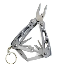 Hand Tools Multi Pocket Mini Folding Plier Portable electric Wire Cutter Screwdriver Knife Saw Multifunction Survival Keychain Hand Tools Multi Pocket Mini Folding Plier Portable electric Wire Cutter Screwdriver Knife Saw Multifunction Survival Keychain