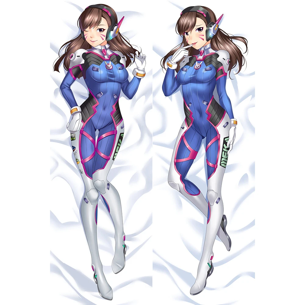 Аниме JK Горячая игра D. Va hana Song Girl Dakimakura Косплей тело наволочка чехол Dva Hug Чехол для подушки