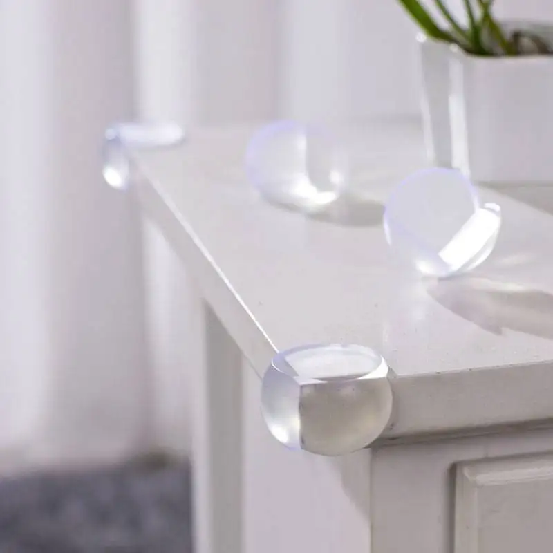 

4PCS Baby Desk Table Corner Edge Cushions Protector Guard Safety White