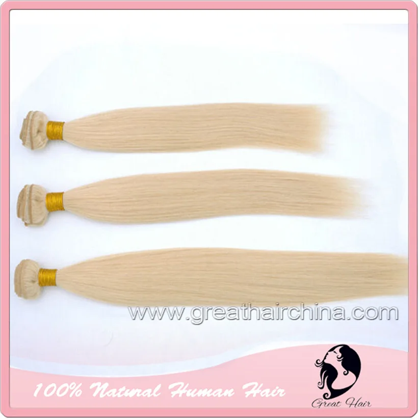 

14"-26" Slavic Pad for Hair Weave 613# Color, Straight Blonde Natural 1 Piece/ Lot FREE SHIPPING