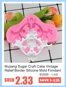 Sugar Craft Cake Vintage Relief Border Silicone Mold Fondant Mold Cake Decorating Tools Chocolate Gumpaste Molds Baking Moulds