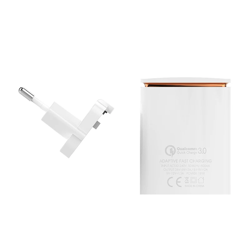 LDNIO A1301Q Съемная Великобритания Plug один QC3.0 быстрой зарядки USB Порты и разъёмы дома