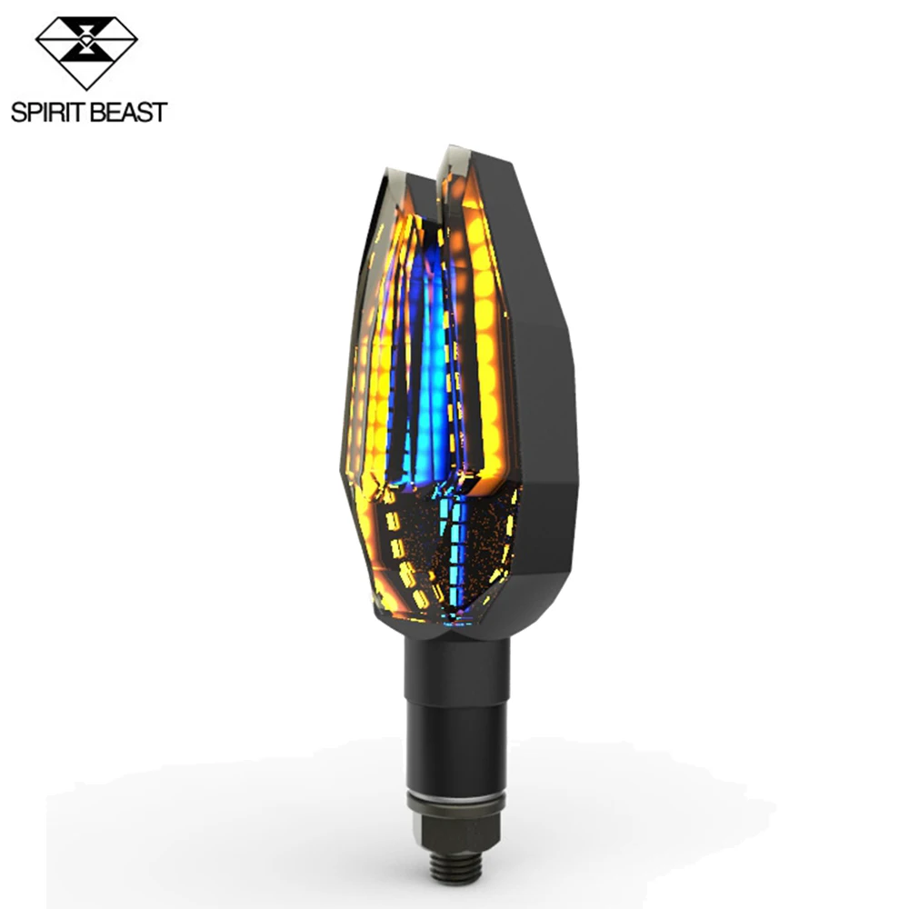 

SPIRIT BEAST Motorcycle Turn Signal Led Lights Modified Motocycle Accessories Moto Lights Vehicle Steering Lights Super Bright