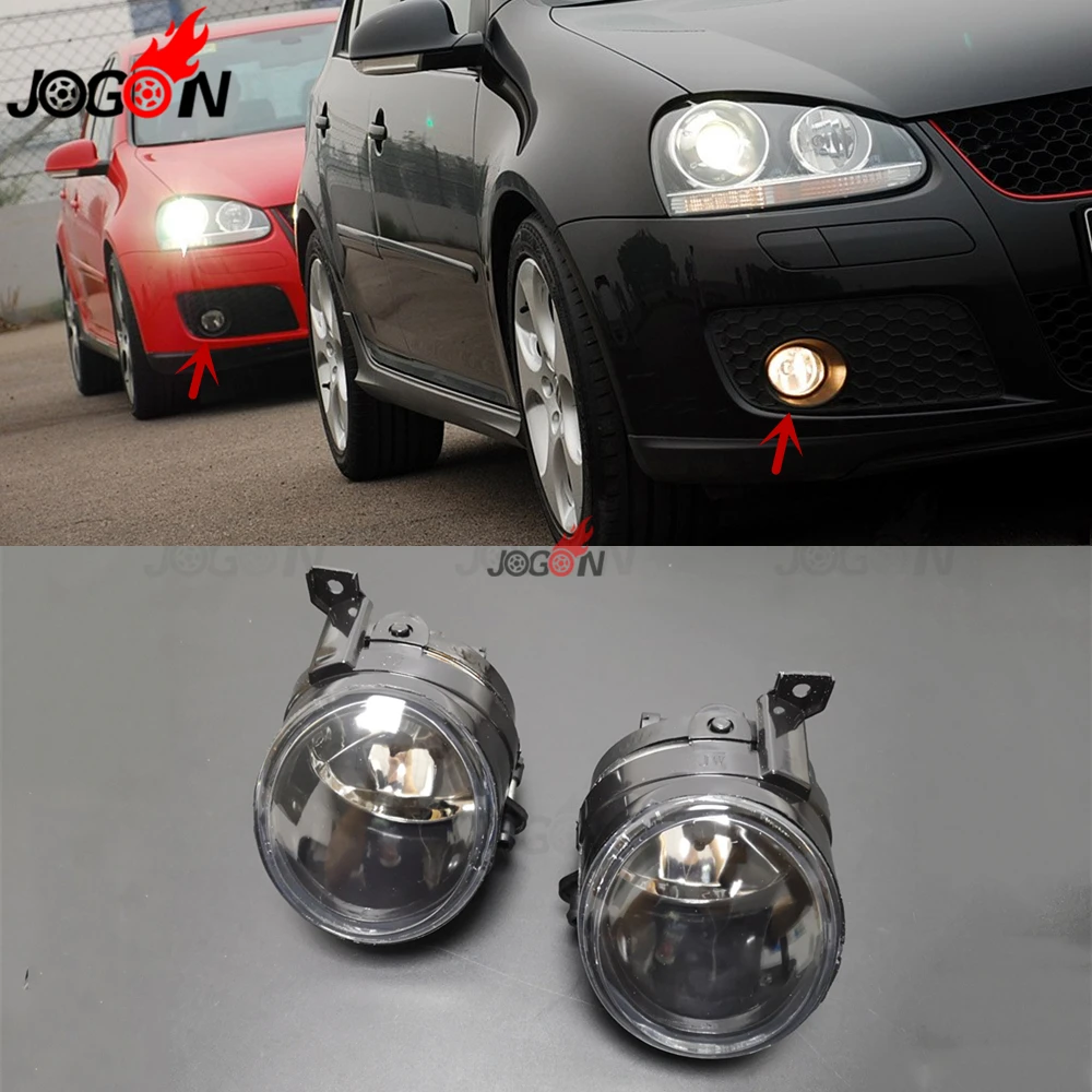 

Car Replacement Halogen Front Bumper Fog Light For VW Golf 5 MK5 JETTA GTI 2006-2008 Driving Lamp 2pcs