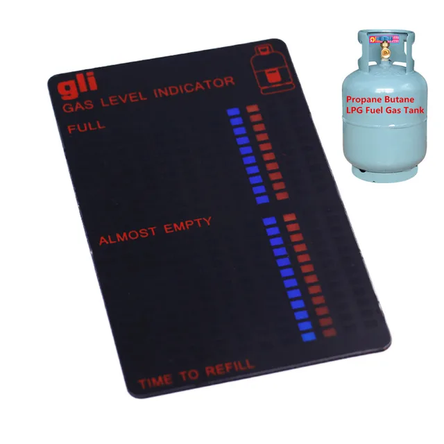 Gas level indicator for standard gas cylinders, 22-step scale - PEARL