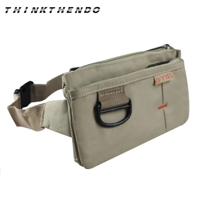 

THINKTHENDO Top Quality Unisex Polyester Bag Waist Fanny Pack Cell/Mobile Phone Case Pocket Purse Belt