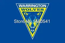 Warrington Wolves Flag 3ft x 5ft Engage Rugby Super League SLE Banner Size 4 144* 96cm Flag