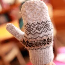 Зимние перчатки женские guantes теплые мягкие теплые варежки с сенсорным экраном женские