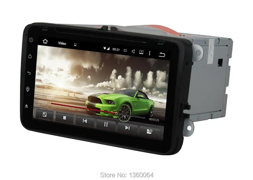 Flash Deal Quad Core 8" 1024*600 Android 5.1 Car DVD For Volkswagen VW Passat Golf Jetta Polo Tiguan GPS Navigation Radio PC Canbus 2
