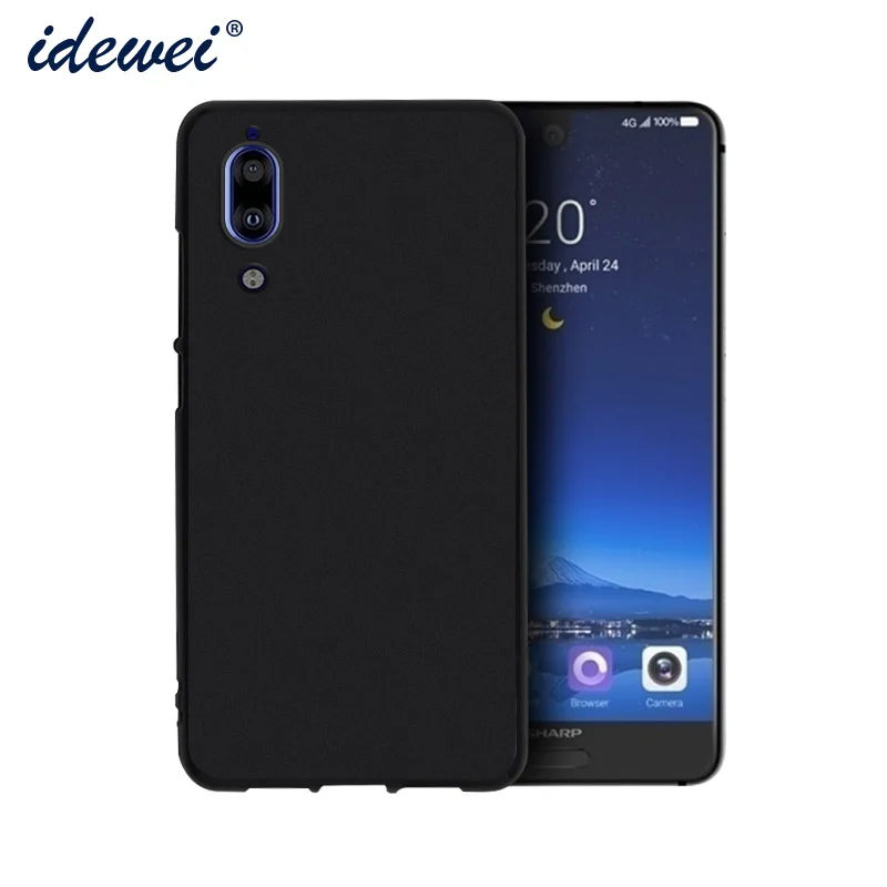 

For Sharp Aquos S2 Case Cover Soft TPU Silicone Back Cover For Sharp Aquos S2 Case Fandas Capa Phone Protective Case