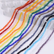 Stenya 4*3mm cristal grânulos checos rondelle forma jóias descobertas diy espaçador brincos encantos de vidro pulseira colar acessórios