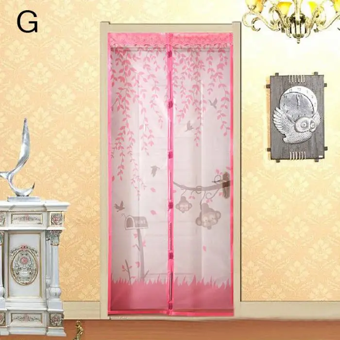 Magnetic Door Mesh Curtain Insect Mosquito Net Screen Bug Fly Guard Soft Cartoon Best Price