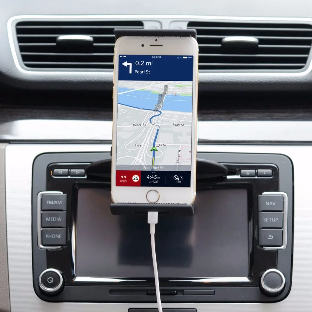 APPS2Car Универсальный 360 градусов CD слот Держатель для планшета Подставка iPad Air/mini