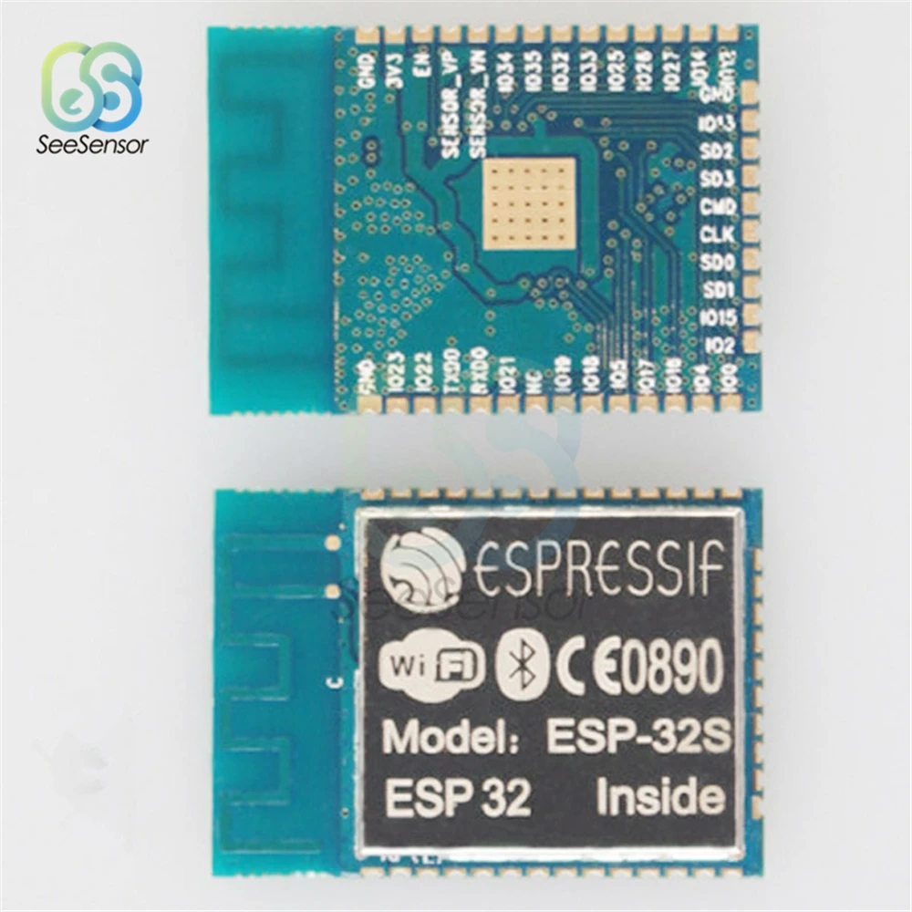 ESP32S ESP 32S WiFi Bluetooth модуль двухъядерный ЦП Ethernet порт MCU Беспроводная сетевая плата