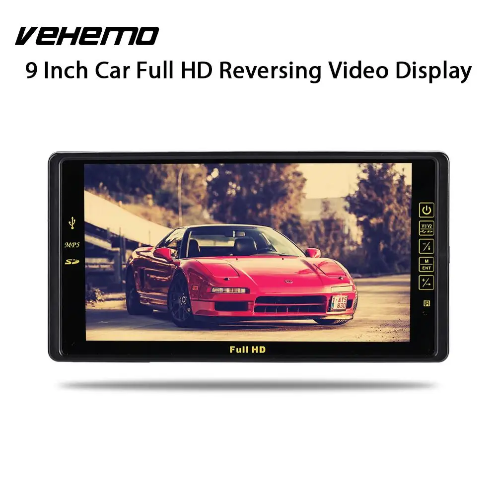 Vehemo Bluetooth Автомобильный подголовник монитор плеер монитор двухсторонний видео подголовник dvd-плеер универсальный портативный звонок без рук