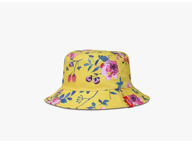 NUZADA HD печать двухсторонняя можно носить рыбацкие шляпы Женская пара Панама шляпа лето осень весна шапки