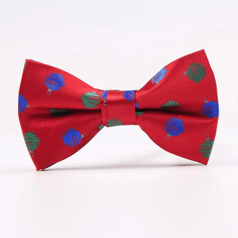 11 RBOCOTT Рождество Модный галстук-бабочка Bowties для мужчин фестиваль интимные аксессуары Новинка ёлки Снежинка костыль узор - Цвет: 11