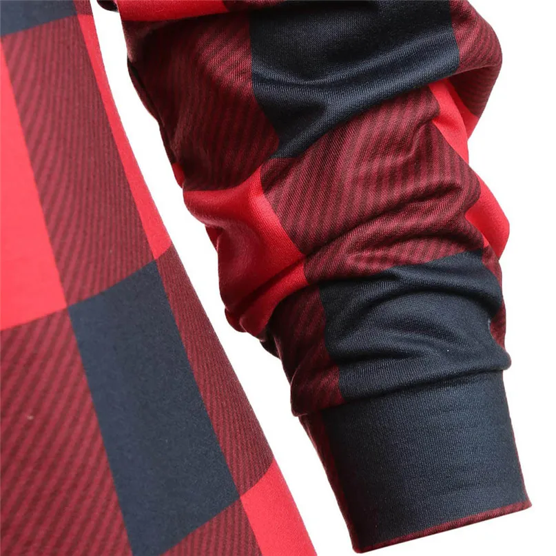 New Running Jackets Women Plus Size Casual Women's sweater Plaid Long Sleeve Cold Shoulder Lace Splice Sweatshirt #2o18#F (4)