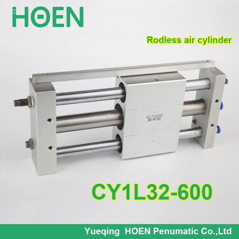 CY1L32-600 SMC type CY1S CY1B CY1L series 32mm bore 600mm stroke Ball Bushing Bearing Magnetically Coupled Rodless Cylinder |