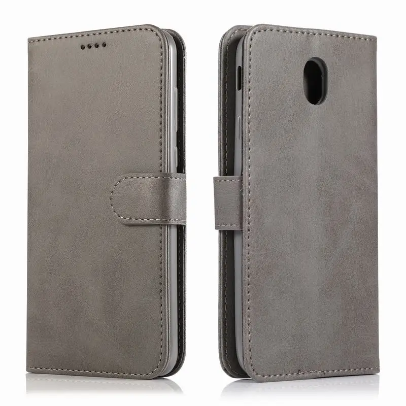 

For Samsung Galaxy J7 Pro J730 2017 Cover Case Luxury Magnetic Flip Vintage Wallet Leather Phone Cases For Samsung J 7 2017 Etui