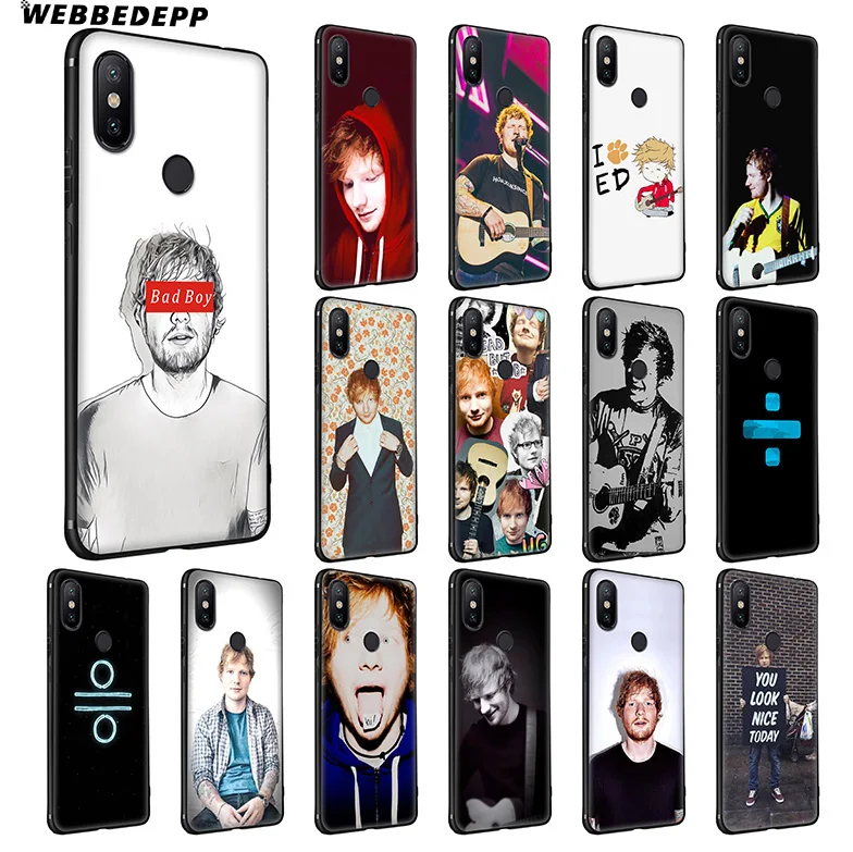 WEBBEDEPP Ed sheeran Edsheeran Soft Silicone Case for Xiaomi Redmi Note 7 6 6A 5 4 4X 4A S2 Plus Pro Lite Go |
