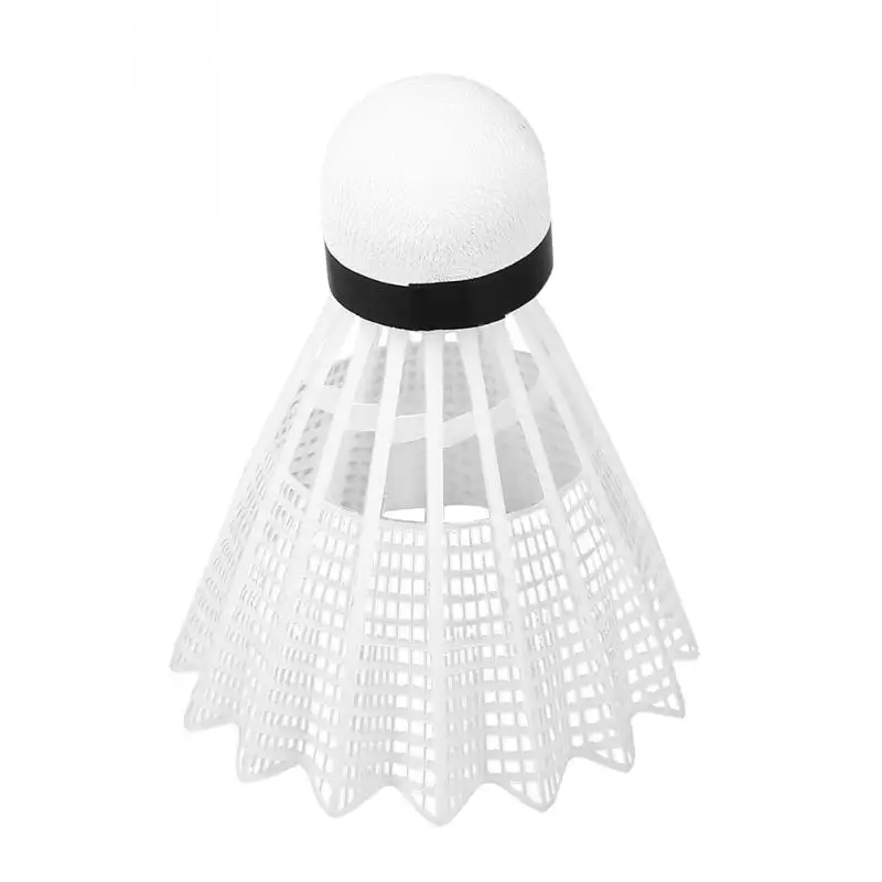 6 шт. Супер Легкие нейлоновые Воланы белые шарики для бадминтона мяч для занятий на улице для комнатных и уличных игр обучение бадминтону