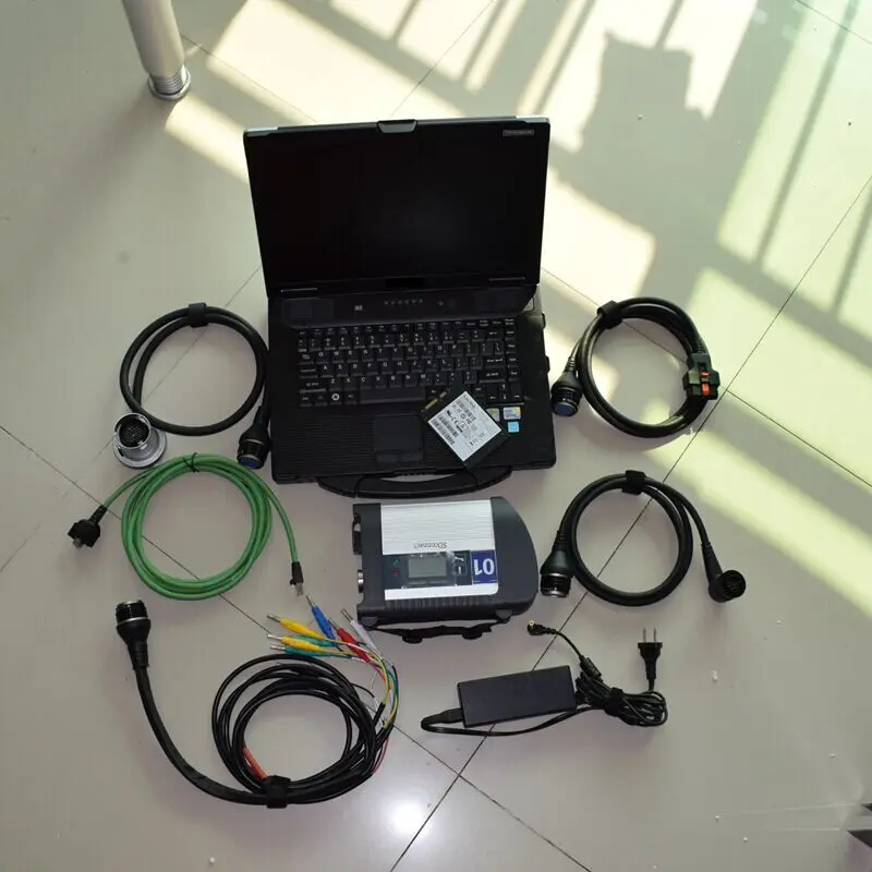  mb star c4 ssd newest software with laptop cf52 car and truck diagnostic computer full set ready to