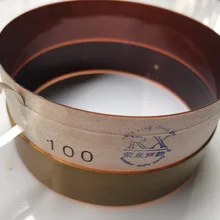 1 шт. ID: 100 мм " плоский алюминиевый провод(DC: 5,5 Ом) низкочастотный динамик с басами громкоговоритель звуковая катушка