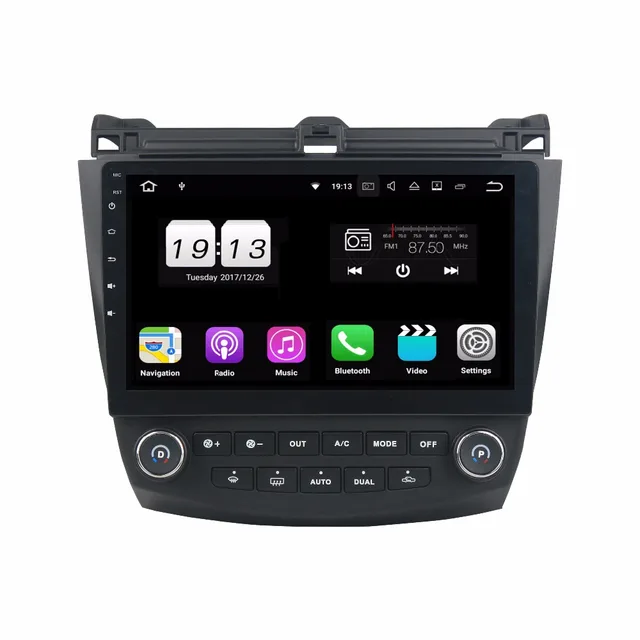 1 Din 10 Android 8 0 6 Car Radio Gps 1 Din 10 Android 8 0 6 Car Radio Gps Multimedia Head Unit For Honda Accord 7 2003 2004 2005 2006 2007