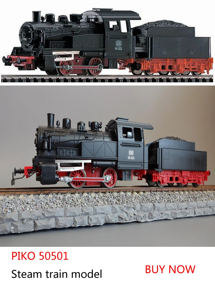 Немецкий паровой поезд модель 1/87 50501 Начальная Европейская Паровая модель