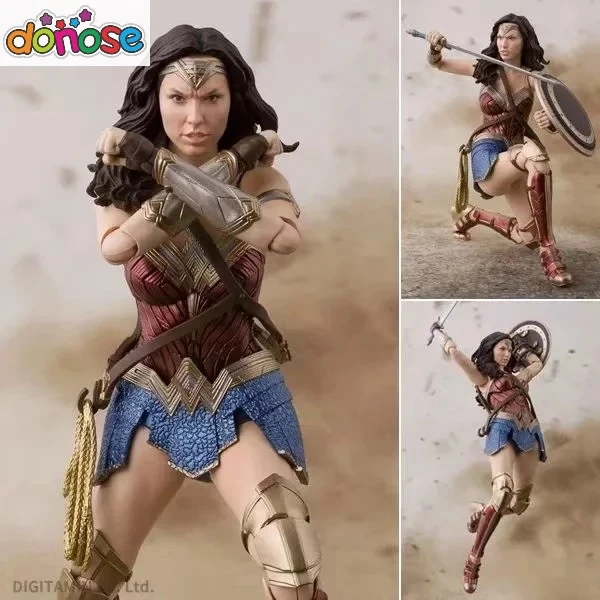 

DC Comics Anime Justice League Wonder Woman PVC Action Figure Collectible Model Superhero Kids Toys Doll Gift