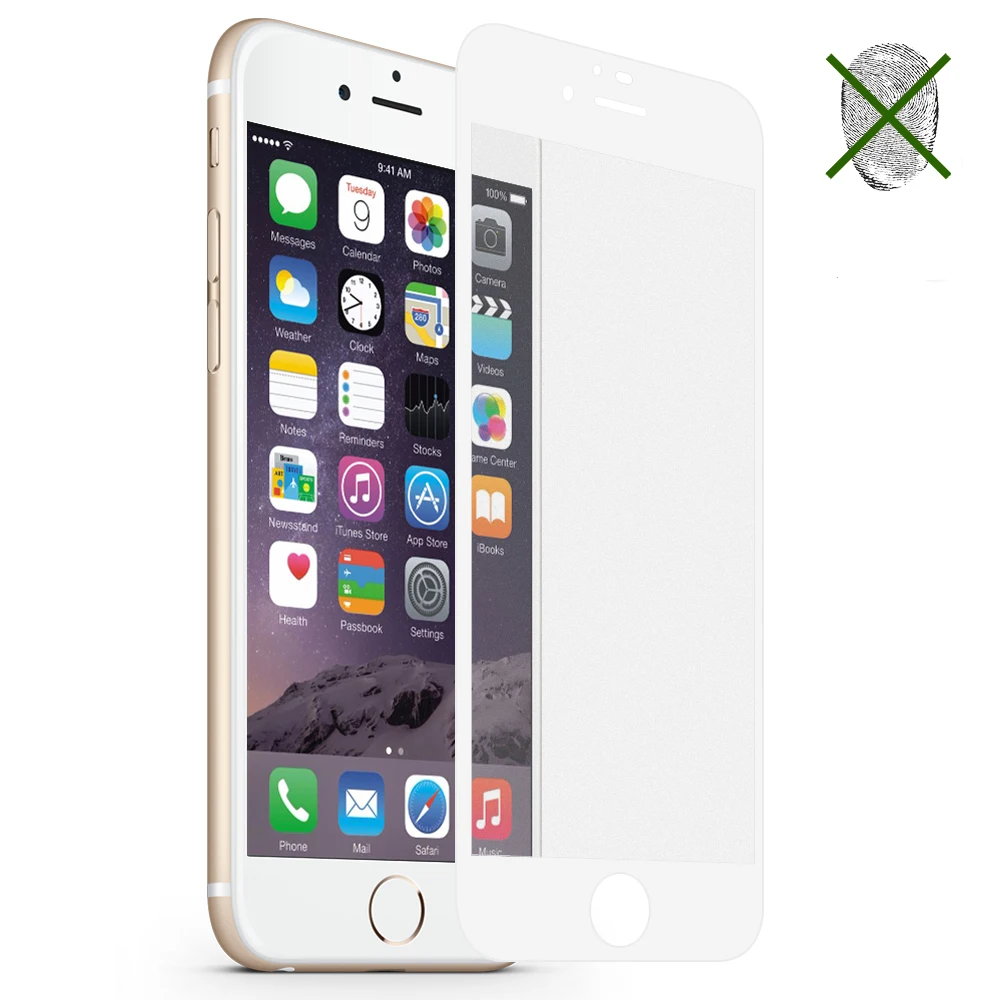 Matte full coverage for iPhone 7 8 screen protector tempered glass case friendly bubble free accessaries | Мобильные телефоны и