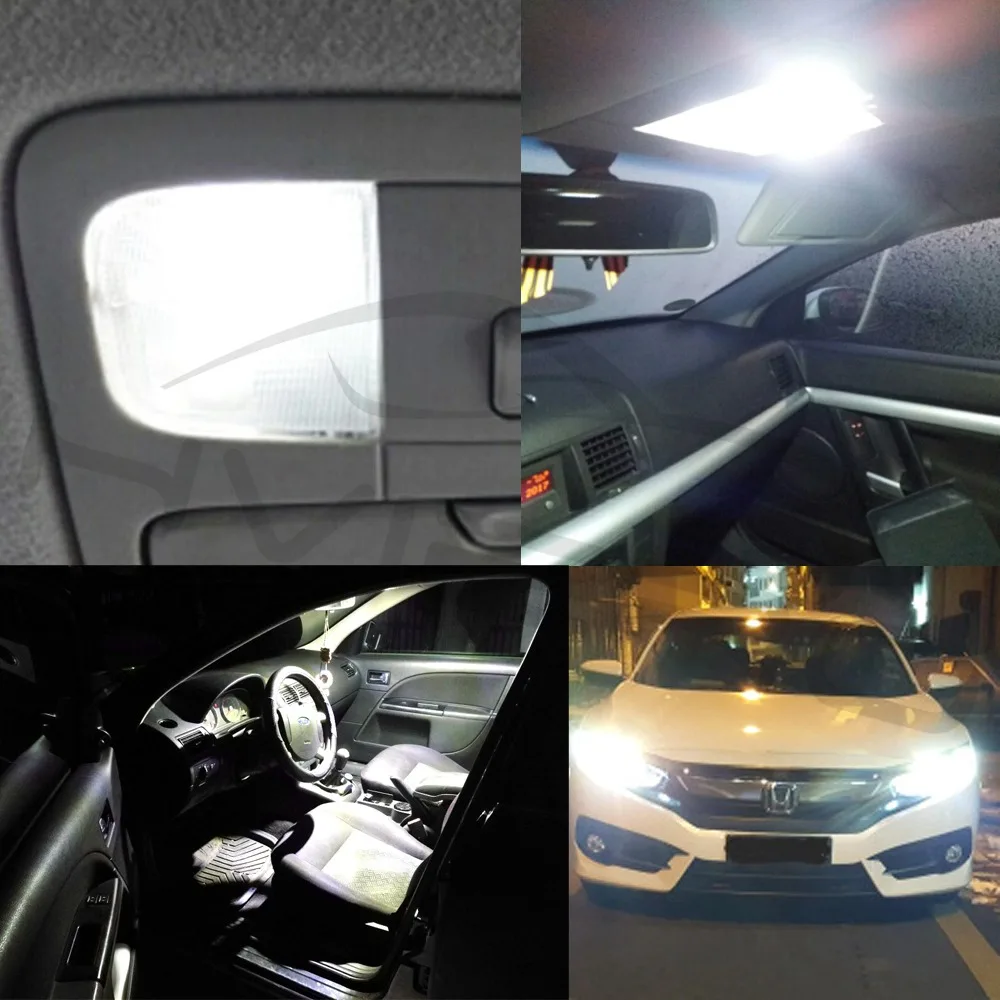Белые автомобильные габаритные огни T11 Ba9s 5050 9Smd светильник светодиодный фонарь