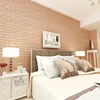 60*30cm 3D Self Adhesive Foam Brick Wall Stickers for Kids room DIY Bedroom for Home Decor Wallpaper Solid color Living Sticker ► Photo 2/6