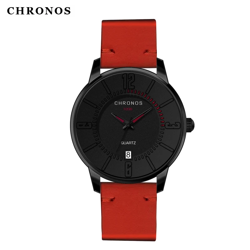 CHRONOS Fashion Highlight Colors Watch Men Quartz Sports Top Brand Luxury Waterproof Mens Watches Multicolor Relogio Masculino CHRONOS Fashion Highlight Colors Watch Men Quartz Sports Top Brand Luxury Waterproof Mens Watches Multicolor Relogio Masculino