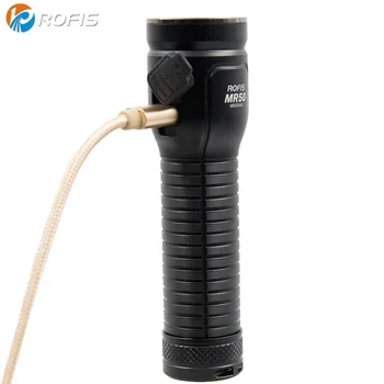 

Rofis MR50 USB Rechargeable LED Flashlight CREE XHP50.2 CW LED max 2500 lumen Torch Flashlight with 21700 5000mAh li-ion battery