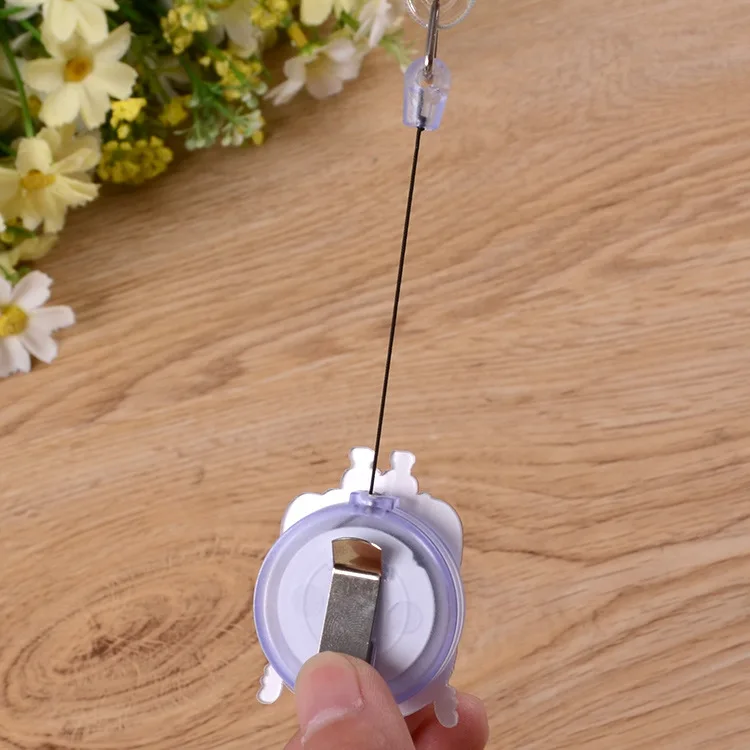 Retractable Badge Reel Nurse Lanyards ID Name Card Badge Holder Clip Doctor Student Holder