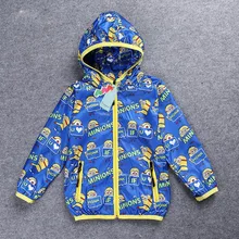 Promotion 2016 Spring Brand Fashion Children Boys Jackets Coats Windbreaker Cartoon Casual Sport Suit Kids Outerwear Clothing