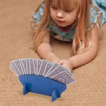 Пластиковые Держатели для хранения игральных карт, держатели для покера, стойки для домашней игры в императорском стиле, организуются для легко держать игральные карты для хранения