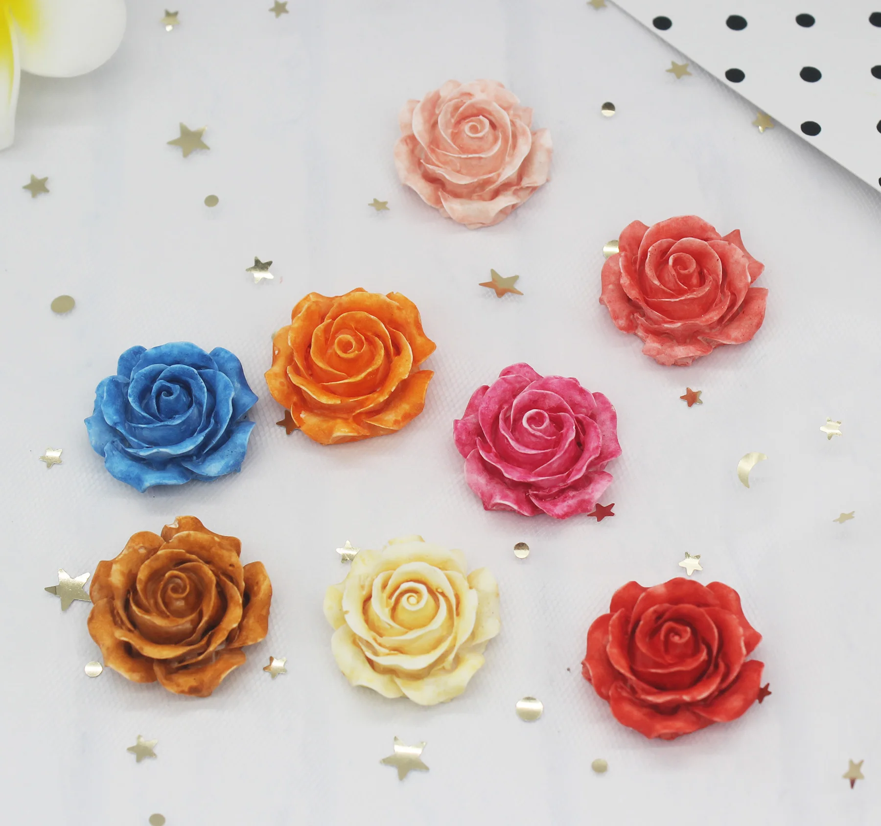 3D flower Chocolate Mold aromatherapy gypsum craft decorative wax mould DIY Silicone Soap Molds