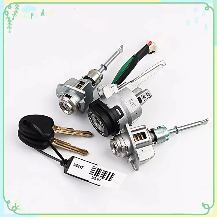 

Full Lock Cylinder Set For Hyundai IX25,Car Spark and Door Lock Cylinder with two keys [one set]