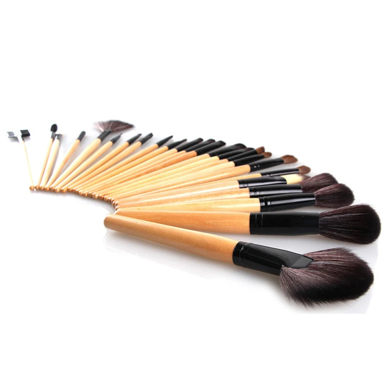 

Professional Makeup Brushes 32 pcs Cosmetic Kit Eyebrow Blush Foundation Powder Make up Brush Set With Black Case