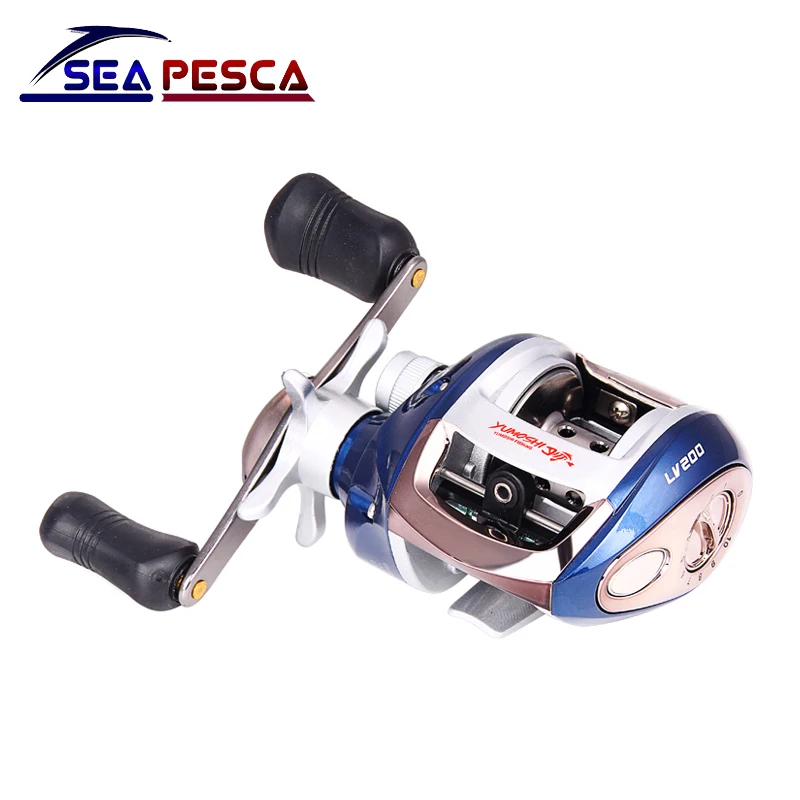 

High Speed Baitcasting Fishing Reel 12+1BB 6.3:1 Casting Fishing Wheel carretilha Magnetic brake Water Drop Wheel Coil YL-02