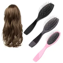 Profissional anti escova de pente de aço estático para a cabeça de treinamento das extensões do cabelo da peruca