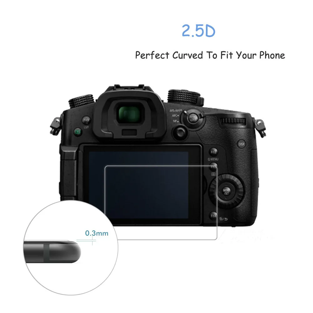 Для Panasonic Lumix DC GH5 FZ80 0 3 мм 2.5D 9H прозрачное закаленное стекло Защита экрана пленка